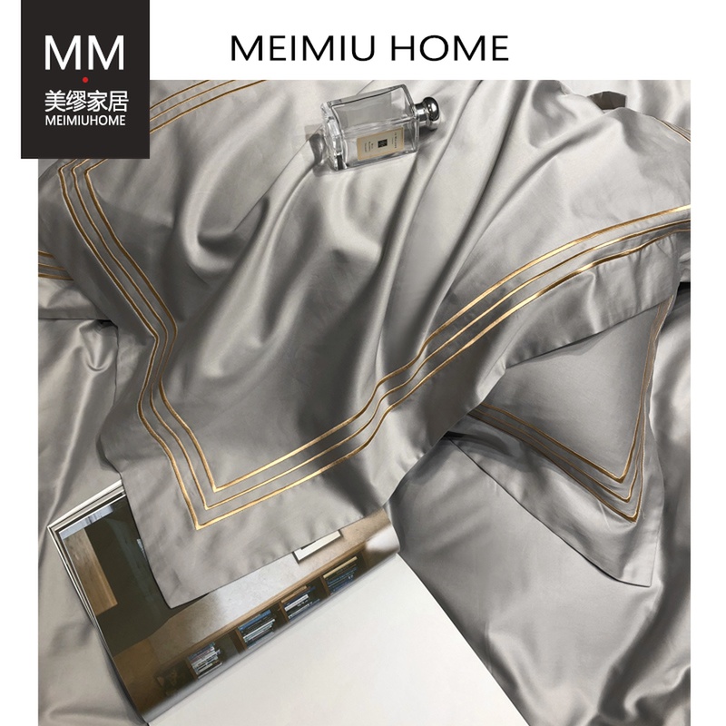 清仓价！140支长绒棉四件套100纯棉全棉床单被套纯棉酒店床上用品