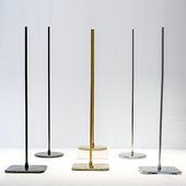 服装 店模特底座金三角万向轮支架圆盘方板成人儿童电镀金属底座