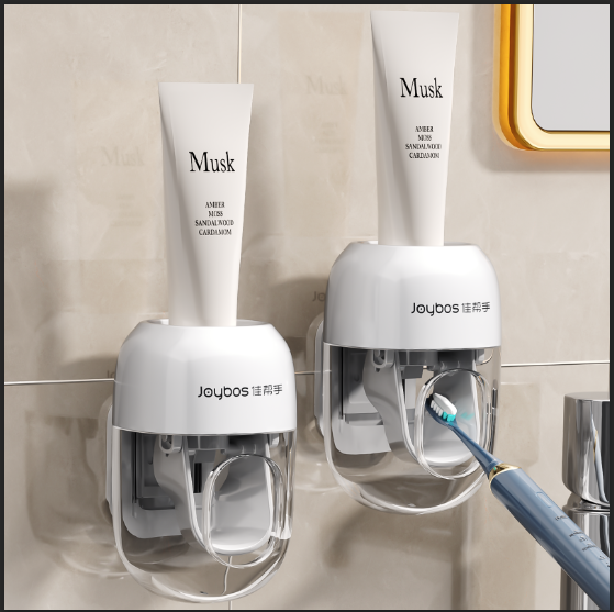 【谢霆锋推荐】佳帮手挤牙膏神器壁挂式牙刷口杯置物架牙膏挤压器,家庭/个人清洁工具,牙刷架/牙具座,淘宝优惠券,粉丝福利购,淘宝优惠卷