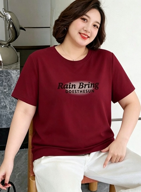纯棉韩系大版短袖T恤女宽松显瘦