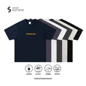 基础LOGO印花索罗娜t恤男速干宽松情侣短袖 toughleaf 凉感防晒