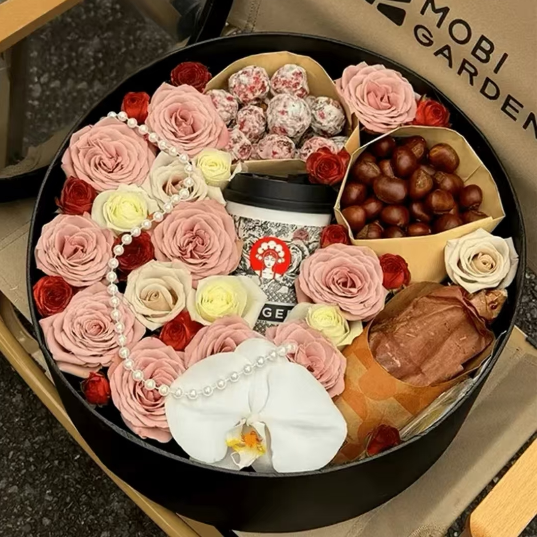 入冬四件套鲜花礼盒同城速递