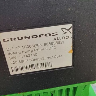 售前询价grundfox泵221-12-10065计量泵