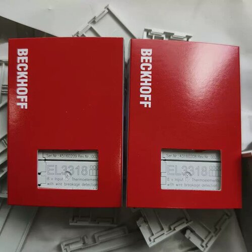 售前询价倍福EL3318模块 8路热电偶输入带线断检测。实物如图 功