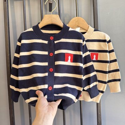 中小童宝宝春秋薄款开衫儿童毛衣