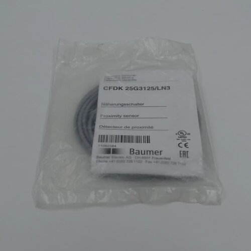 售前询价全新原装BAUMER堡盟CFDK 25G3125/LN3接近开关感测器1109