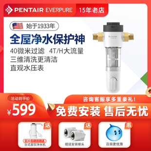 P40B 爱惠浦前置过滤器自来水反冲洗家用全屋中央净水器EVP