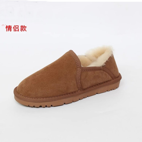 情侣款羊皮毛一体面包鞋有大码