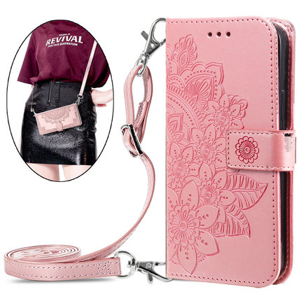 适用OPPOReno15手机壳新款OPPO Reno14pro保护套13F翻盖皮套Reno 12/11斜挎10/8T全包防摔7Z/6/5/4/3女款lite