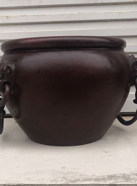 水缸仿古风纯铜工艺品