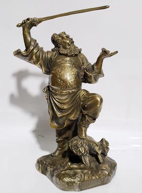 黄铜复古怀旧客厅钟馗