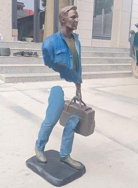 荣华富贵纯铜高端男士商务酒店别墅欧式家居人物装饰品开业礼品