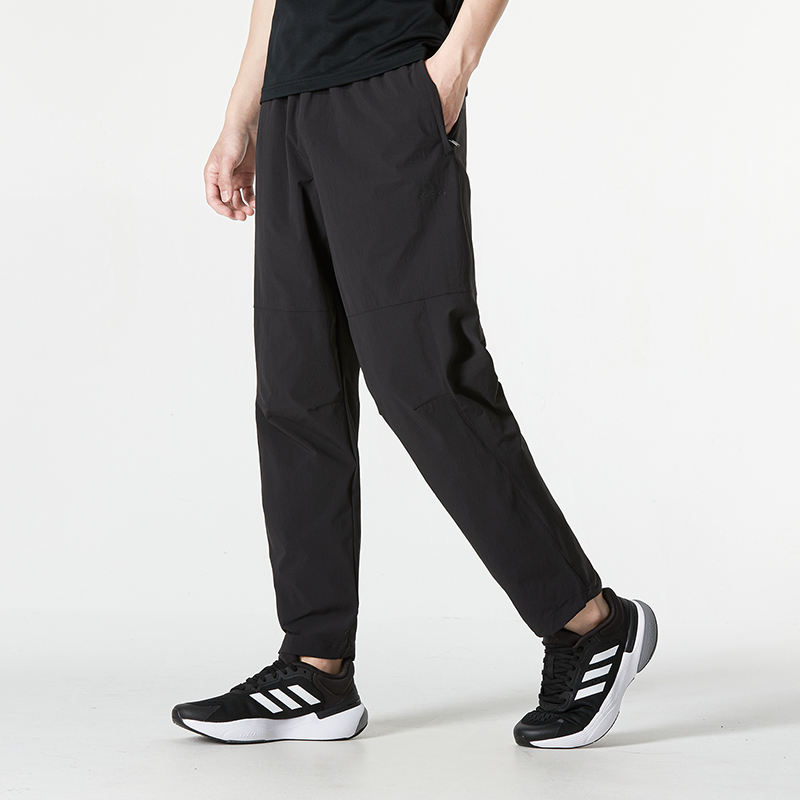 Adidas阿迪达斯裤子男2022新款跑步训练运动透气梭织长裤HM2970