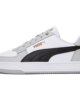 彪马低帮24年夏季中性392290-07彪马白-黑色-浅灰色-金色