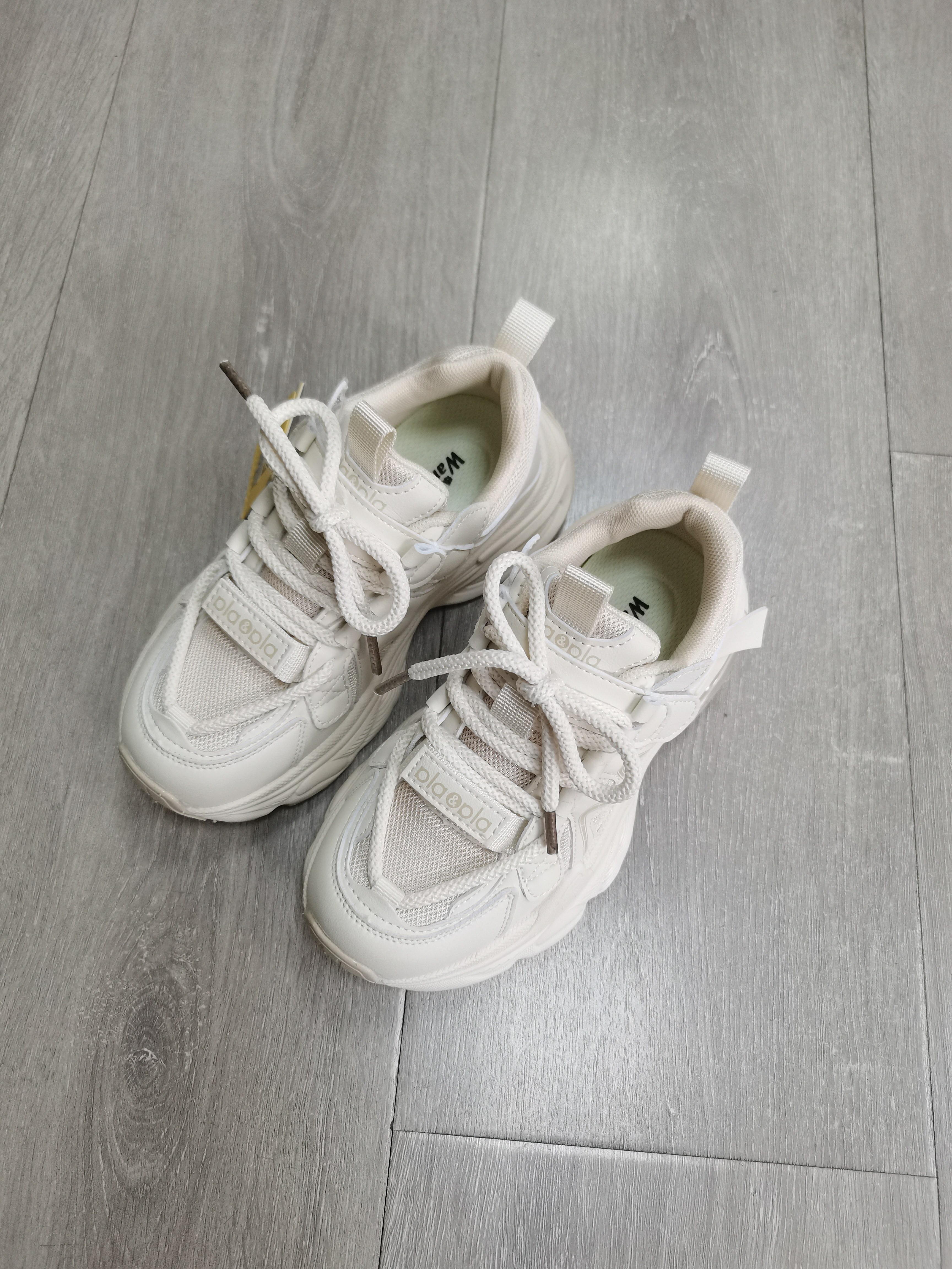 顽皮弹童鞋春秋款女孩运动鞋老爹鞋女童休闲鞋中大童小白跑步鞋特
