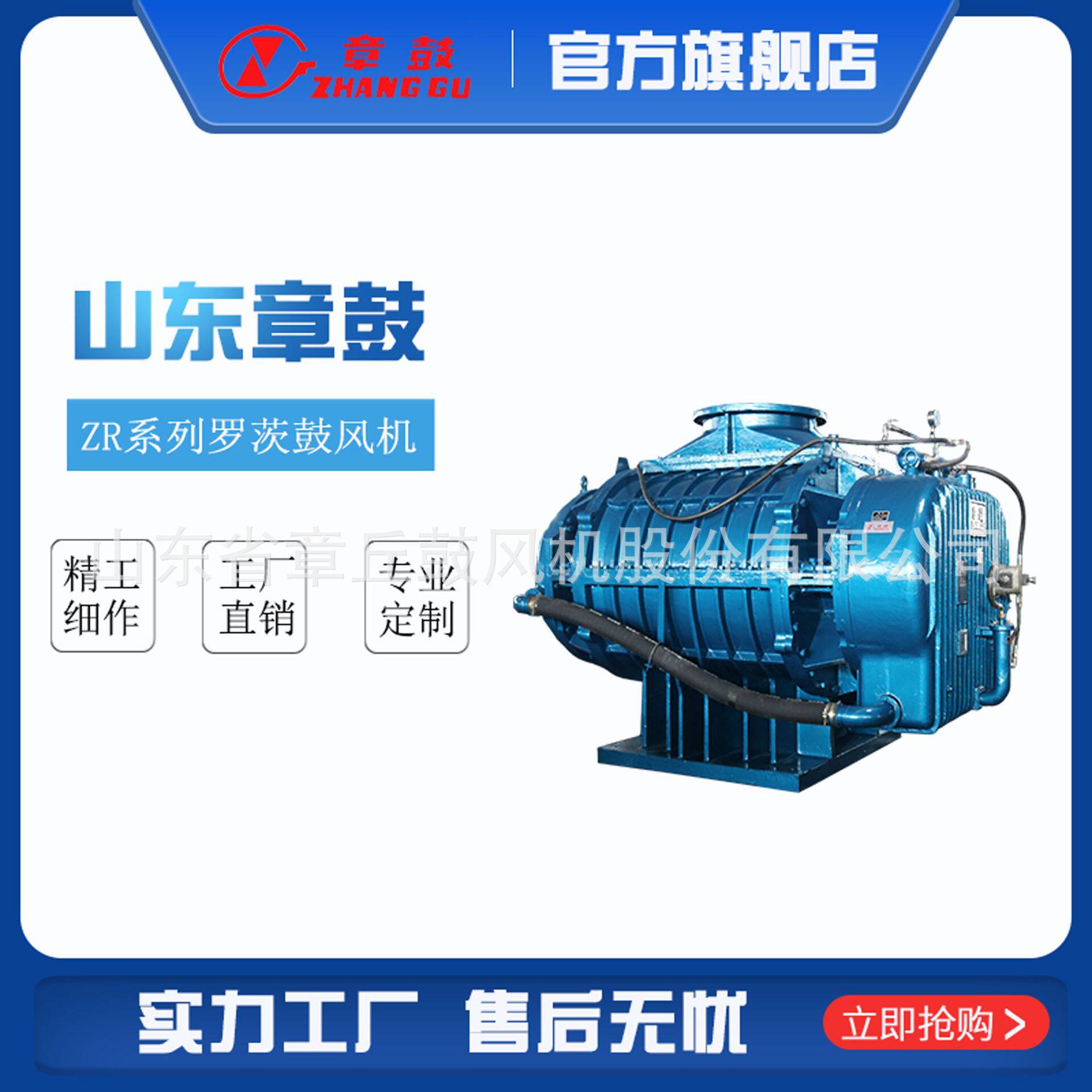 山东章鼓 ZR系列罗茨鼓风机