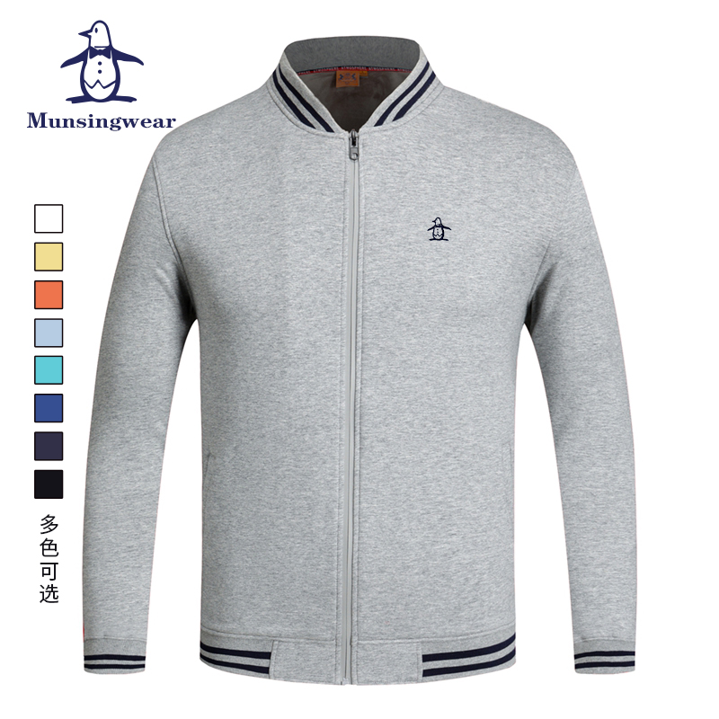 香港代购MUNSINGWEAR/万星威高尔夫运动外套男百搭卫衣女防风透气