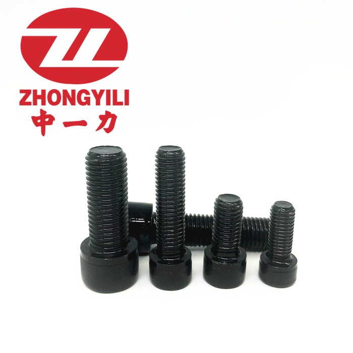 12.9级内六角M12全牙螺丝M12*25/30-50沉头螺栓材质35crmo/B7发黑