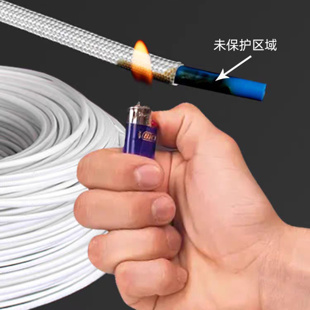 定纹管耐高温套管玻璃纤维绝缘套管电线套管防火阻燃纤维管黄蜡管