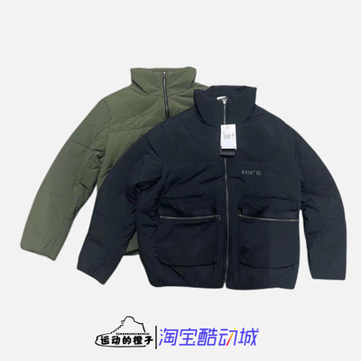 男子立领工装运动棉服夹克