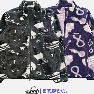 耐克詹姆斯男立领摇粒绒夹克外套