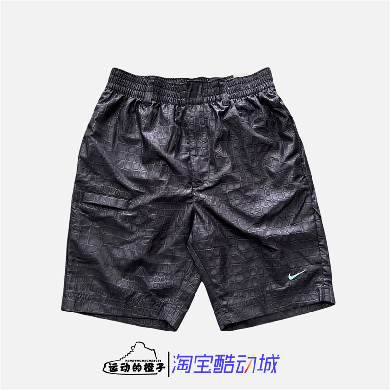 Nike/耐克 男薄款梭织多口袋速干透气跑步训练五分短裤DX9212-011