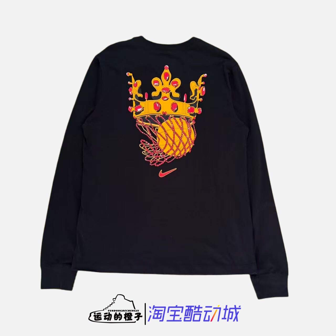 Nike耐克 LEBRON男詹姆斯春秋薄款长袖休闲运动T恤 DN2906-010