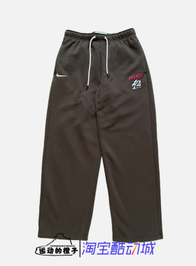 Nike耐克 男马年限定新年款加绒长裤宽松运动裤直筒裤IQ3820-212
