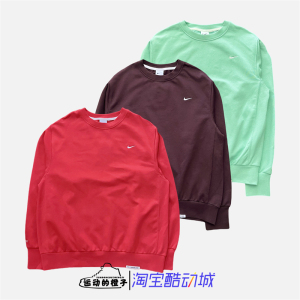 Nike/耐克 男针织小LOGO休闲圆领套头衫卫衣CK6359-657