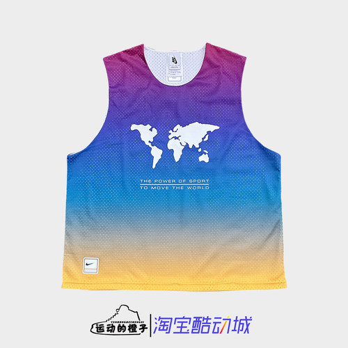 耐克Nike x Pigalle 联名款男子两面穿运动无袖背心CI9951-547