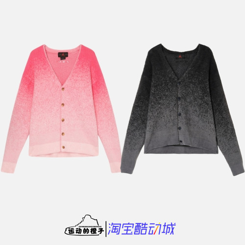 Nike JORDAN AJ男子渐变潮流保暖休闲毛衣开衫外套FV7427-070-629