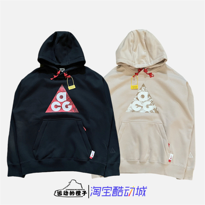 运动休闲加绒连帽套头卫衣帽衫