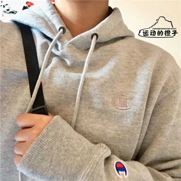 SPOT 미국 버전 CHAMPION 까마귀 남성 및 여성 후드 미국 패션 브랜드 자수 더블 라벨 챔피언 운동복