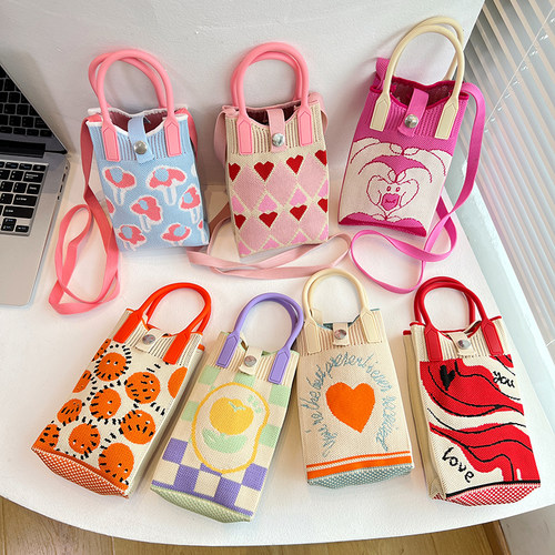 NikkiHaley针织迷你斜挎包