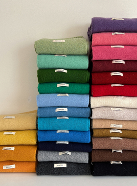 基础款纯色100%澳洲羊毛围巾女冬季保暖针织高级感围脖学生百搭款