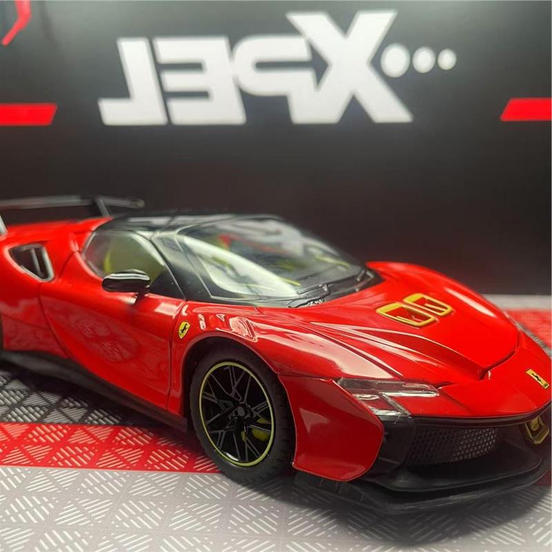 法拉利SF90合金模型超级跑车