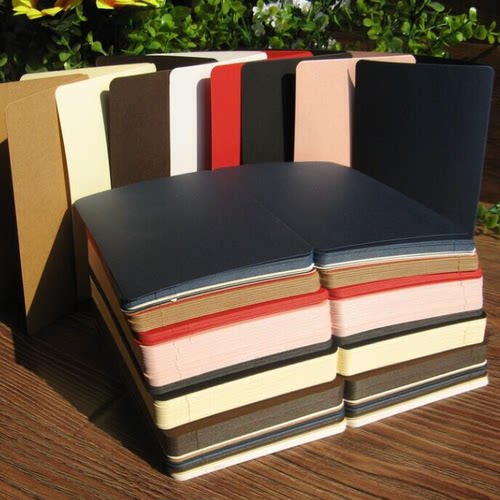 diy模板对折涂鸦牛皮教师卡片