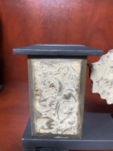 包邮天然燕子石化石笔筒摆件文房四宝学生办公文具创意中式礼品