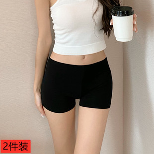 配裙子的打底短裤黑色白色无痕安全裤女防走光可外穿夏季薄款透气