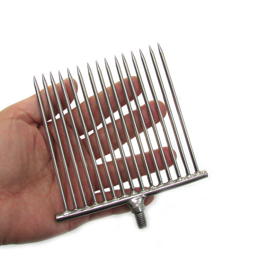 细齿不锈钢加厚神器老式鱼叉