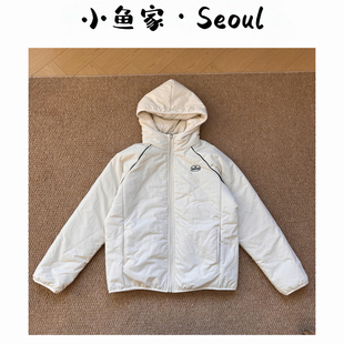 【八家棉袄】韩风加厚连帽长袖外套百搭显瘦拼接保暖棉袄