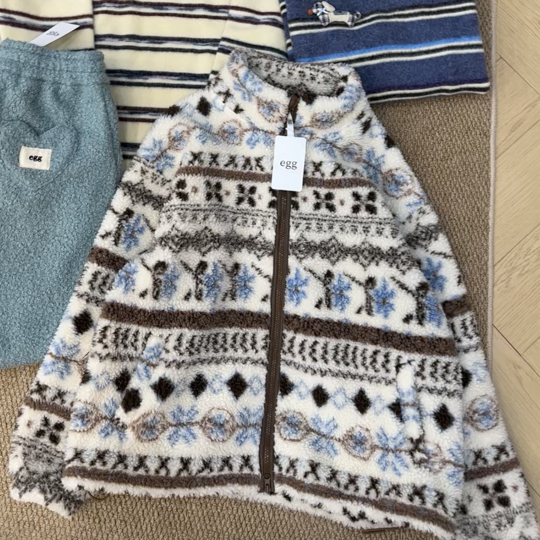 【冬日初雪】韩单羔羔毛立领保暖外套百搭显瘦加厚加绒外套冬