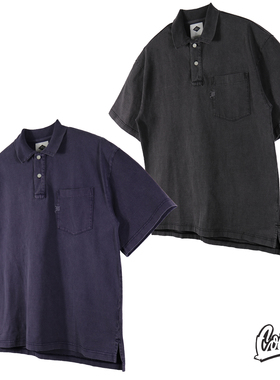 MADNESS OVERSIZE POLO SHIRT 21SS 水洗刺绣口袋polo衫 余文乐