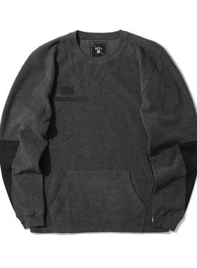 折扣现货 MADNESS FLEECE 摇粒绒宽松深灰色套头长袖卫衣 余文乐