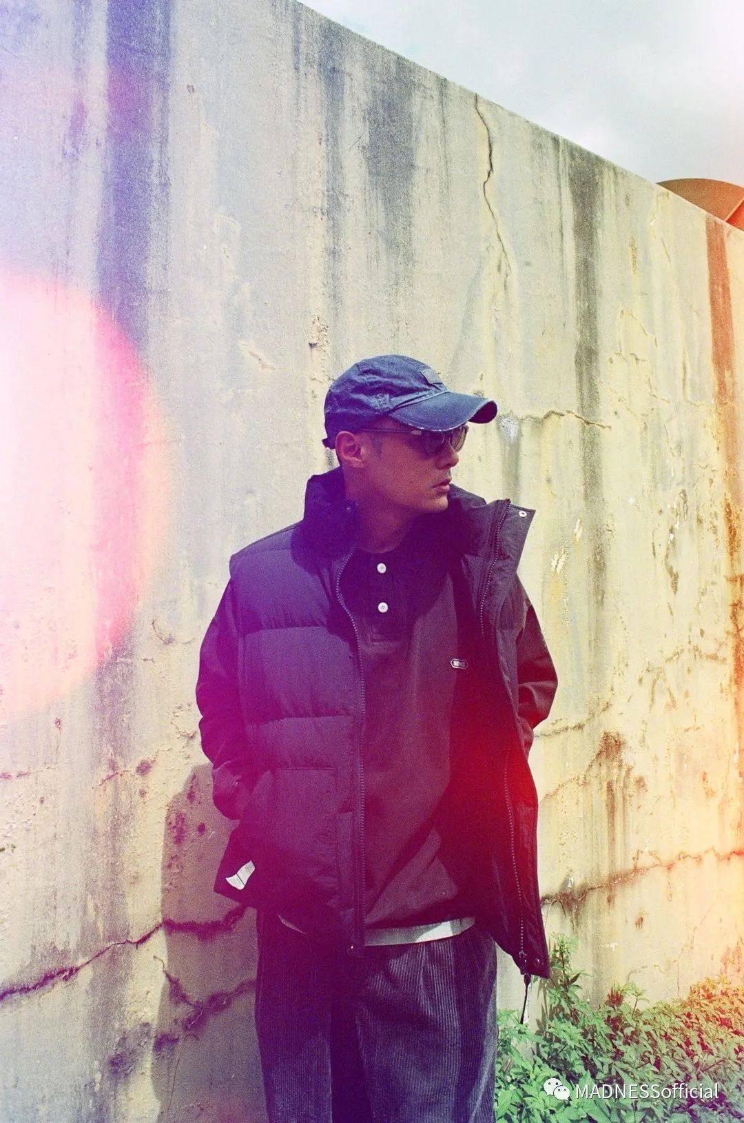 madness水洗长袖余文乐polo衫