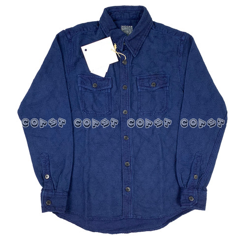 visvim现货刺子绣法兰绒衬衫
