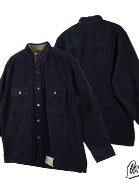 MADNESS CORDUROY复古灯芯绒工装外套余文乐日系宽松夹克秋冬衬衫