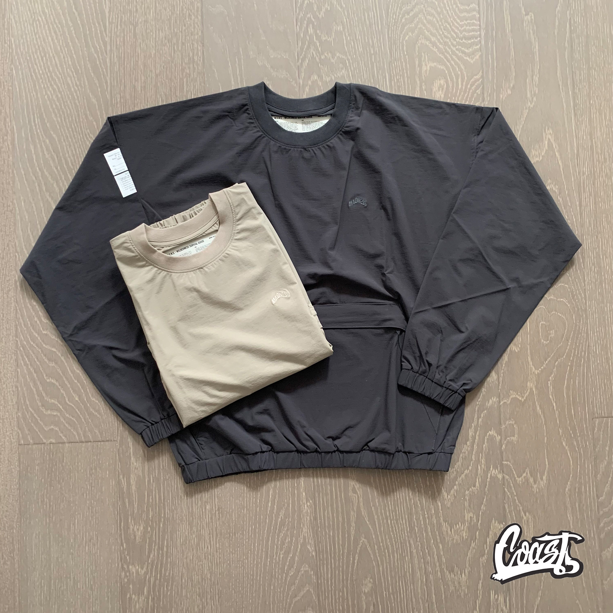 MADNESS NYLON PULLOVER SHIRT 22SS 长袖套头衫防晒卫衣 余文乐