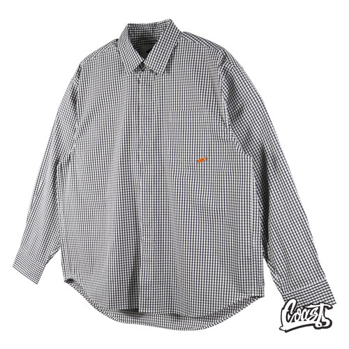 Madness黑白春夏余文乐格子衬衫