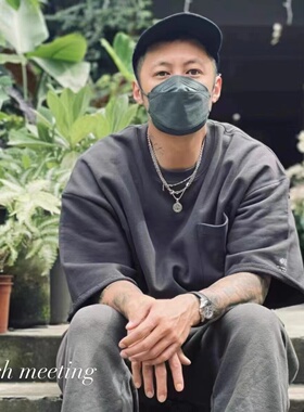 MADNESS OVERSIZE SWEAT TEE 22SS 卫衣毛圈料圆领短袖T恤 余文乐